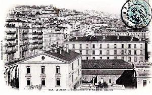 ALGER - GENDARMERIE ET CASERNE CHARON - 1906